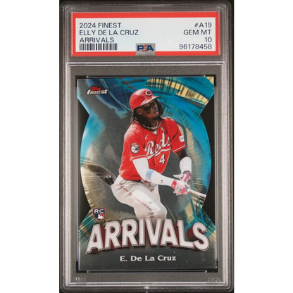 Elly De La Cruz PSA GEM MT 10 baseball card in protective slab product name