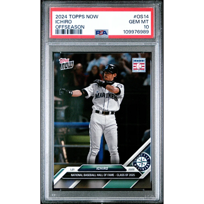 Graded Ichiro Suzuki Baseball Card PSA Collectible for trading card fans