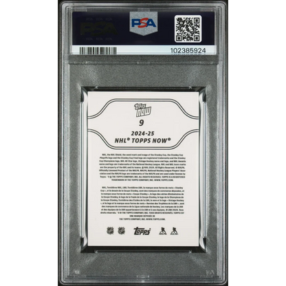 Graded 2024 Topps Now NHL Matvei Michkov #9 Stickers Rookie RC Hockey Card PSA 10 Gem Mint | PSA 10 Gem Mint Graded Rookie Card | vintageantiquesgifts.com