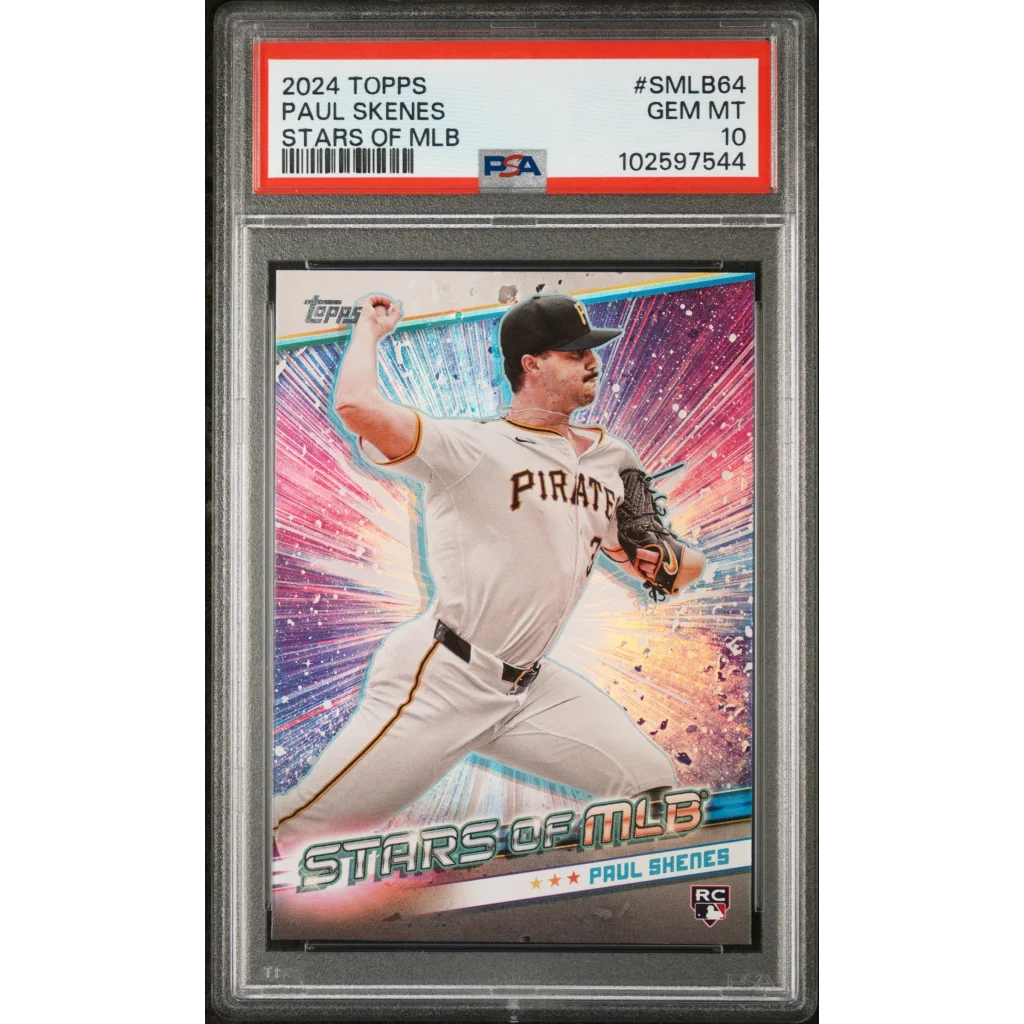 Graded PSA 10 2024 Topps Paul Skenes Stars of MLB Rookie Card