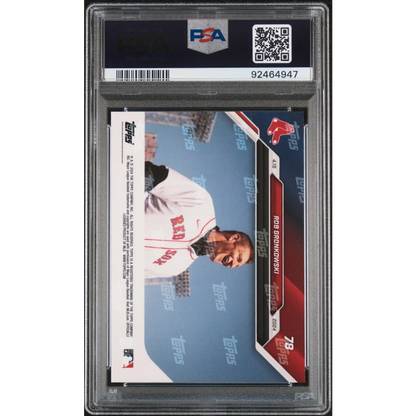 Rob Gronkowski graded gem mint 10 baseball card PSA collectible image