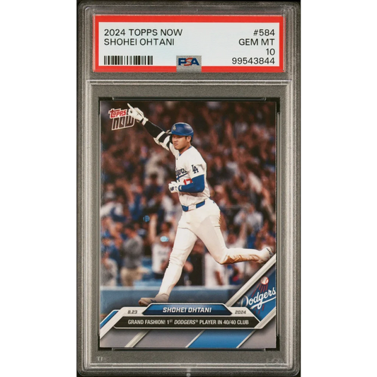Graded 2024 Topps Now Shohei Ohtani #584 PSA 10 Gem Mint Card