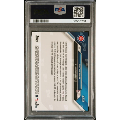 Graded 2024 Topps Now Shota Imanaga #453 Rookie RC Baseball Card PSA 10 Gem Mint | PSA 10 Gem Mint Graded Rookie Card | vintageantiquesgifts.com