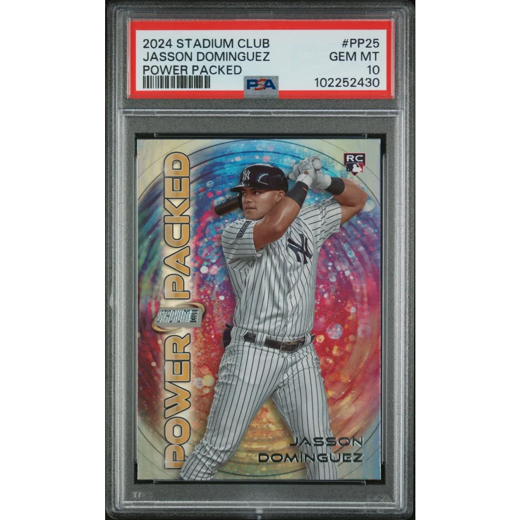 PSA 10 Graded 2024 Topps Stadium Club Jasson Dominguez Yankees Rookie Card