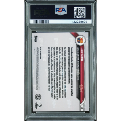 Graded 2024 Topps Now UCL Lamine Yamal #148 Image Variation Rookie RC Soccer Card PSA 10 Gem Mint | PSA 10 Gem Mint Graded Rookie Card | vintageantiquesgifts.com