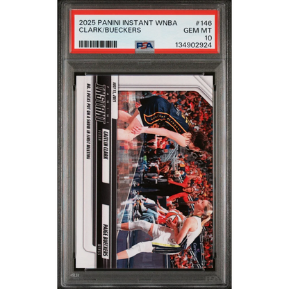 Graded 2025 Panini Instant Caitlin Clark Paige Bueckers #146 Basketball Card PSA 10 Gem Mint | Hall of Fame Sports Memorabilia | vintageantiquesgifts.com