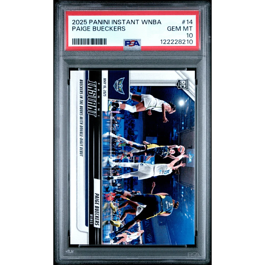 Graded 2025 Panini Instant Paige Bueckers #14 Rookie RC Basketball Card PSA 10 Gem Mint | Hall of Fame Sports Memorabilia | vintageantiquesgifts.com