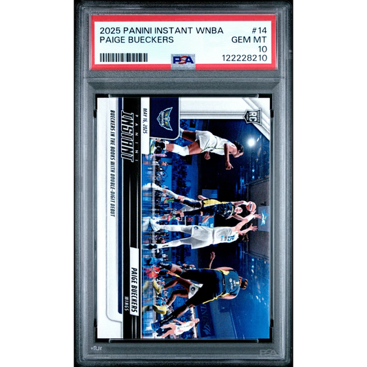 Graded 2025 Panini Instant Paige Bueckers #14 Rookie RC Basketball Card PSA 10 Gem Mint | Hall of Fame Sports Memorabilia | vintageantiquesgifts.com