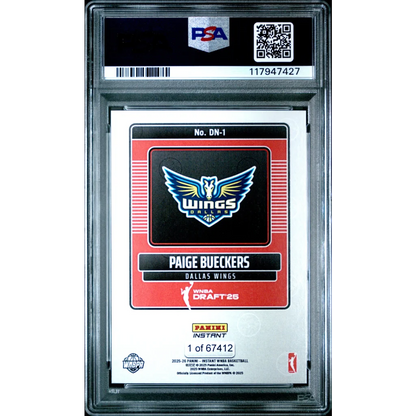 PSA graded 2015 Panini Instant WNBA Draft Paige Bueckers card