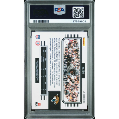 Graded 2025 Panini Luminance Travis Hunter 190 Rookie RC Football Card PSA 10 Gem Mint | PSA 10 Gem Mint Graded Rookie Card | vintageantiquesgifts.com