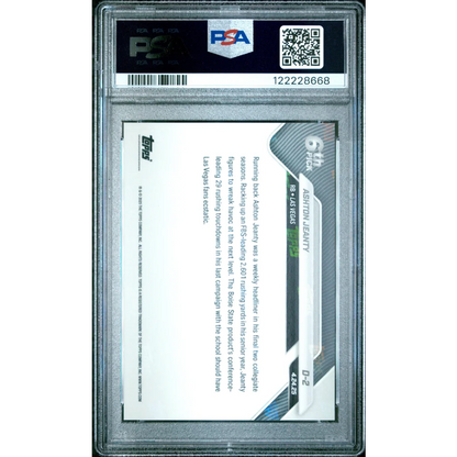 Graded 2025 Topps Now Ashton Jeanty #D2 Rookie RC Football Card PSA 9 Mint | PSA 9 Mint Graded Rookie Card | vintageantiquesgifts.com