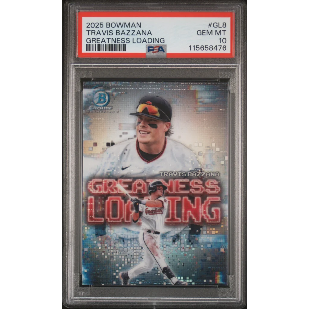 PSA 10 Graded 2025 Bowman Chrome Travis Bazzana Rookie Card