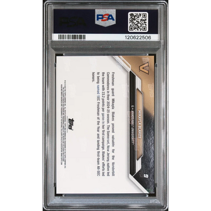 Graded PSA 10 Gem Mint 2025 Topps Bowman Mikayla Blakes Rookie Card