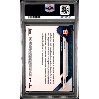 Graded 2025 Topps Now Cam Smith #58SP Rookie RC Baseball Card PSA 10 Gem Mint | PSA 10 Gem Mint Graded Rookie Card | vintageantiquesgifts.com