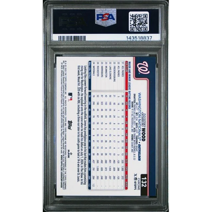 Graded PSA 10 2023 Topps Chrome Juan Soto Washington Nationals baseball card
