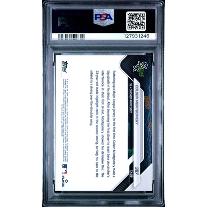 Graded 2025 Topps Now Colson Montgomery #387 Rookie RC Baseball Card PSA 10 Gem Mint | PSA 10 Gem Mint Graded Rookie Card | vintageantiquesgifts.com
