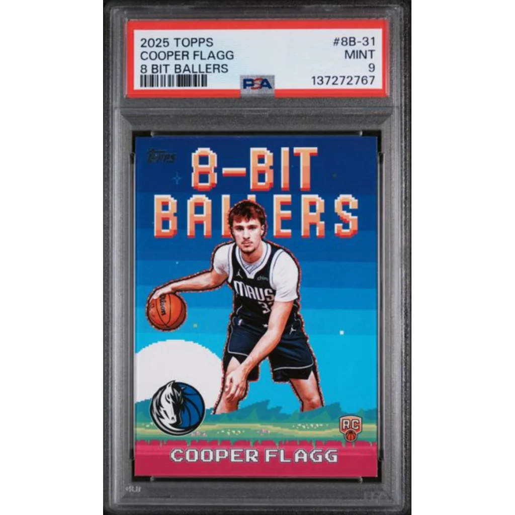 Graded PSA 9 2025 Topps Cooper Flagg 8 Bit Ballers #8B-31 Rookie Card