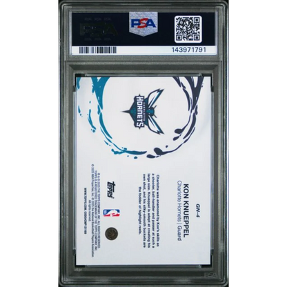 Graded 2025 Topps Kon Knueppel GN4 Generation Now Rookie RC Basketball Card PSA 10 Gem Mint | PSA 10 Gem Mint Graded Rookie Card | vintageantiquesgifts.com