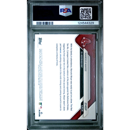 Graded 2025 Topps Now Marcelo Mayer #214SP Rookie PSA 9 Baseball Card