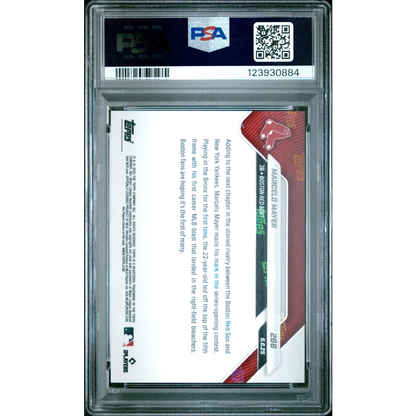 Graded 2025 Topps Now Marcelo Mayer #266 Rookie RC Baseball Card PSA 10 Gem Mint