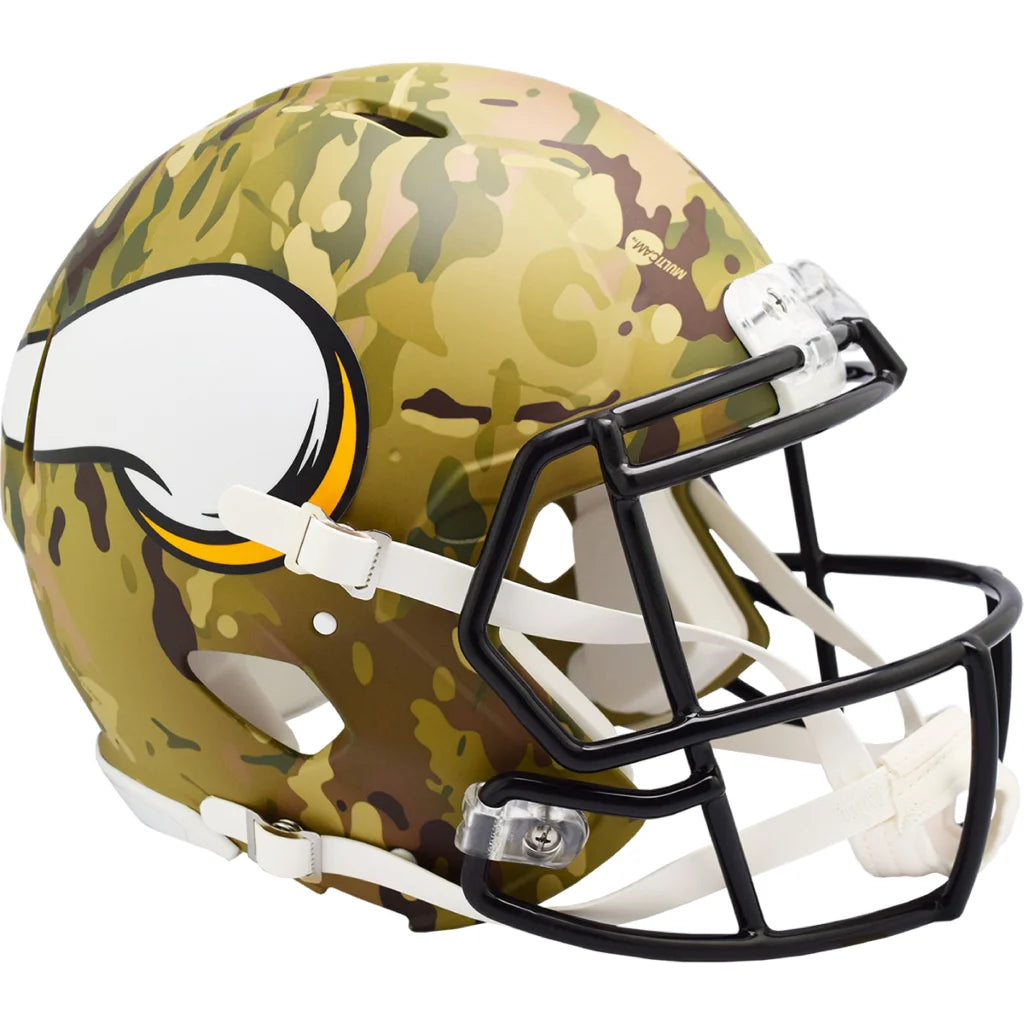 Green Bay Packers official camo helmet in full size authentic NFL gear