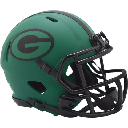 Green Bay Packers mini football helmet with matte finish