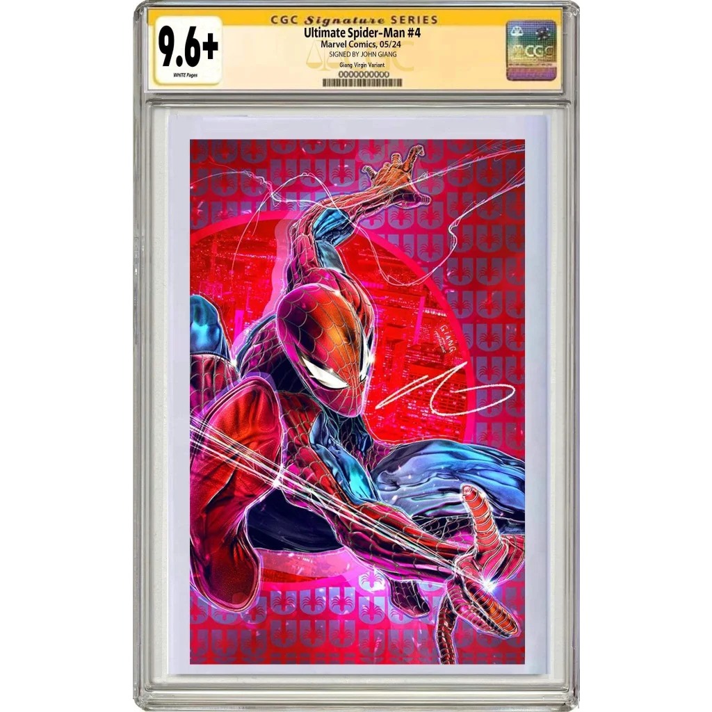 Graded 9.6 Ultimate Spider-Man #4 comic with Green Goblin action