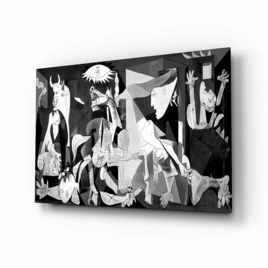 Picasso cubist eye abstract wall art canvas print