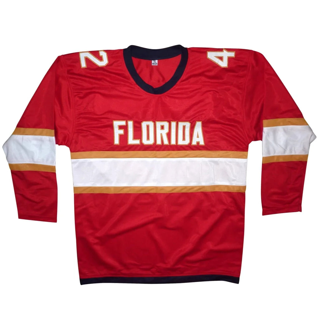 Gustav Forsling autographed red Florida Panthers custom hockey jersey #42