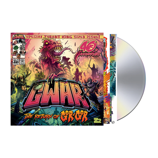 GWAR Gor Gor Returns comic book and music CD set for epic fan bundle