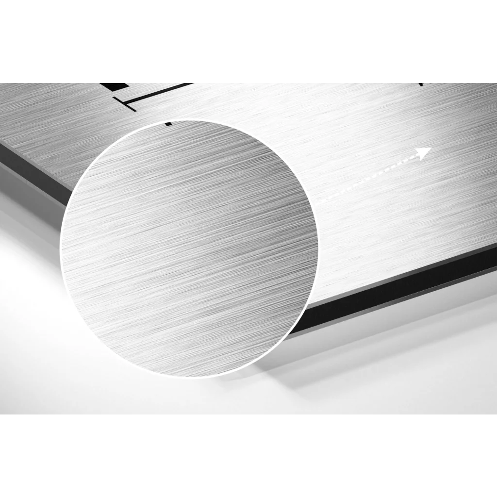 Hahaha Brushed Aluminum Dibond Wall Art