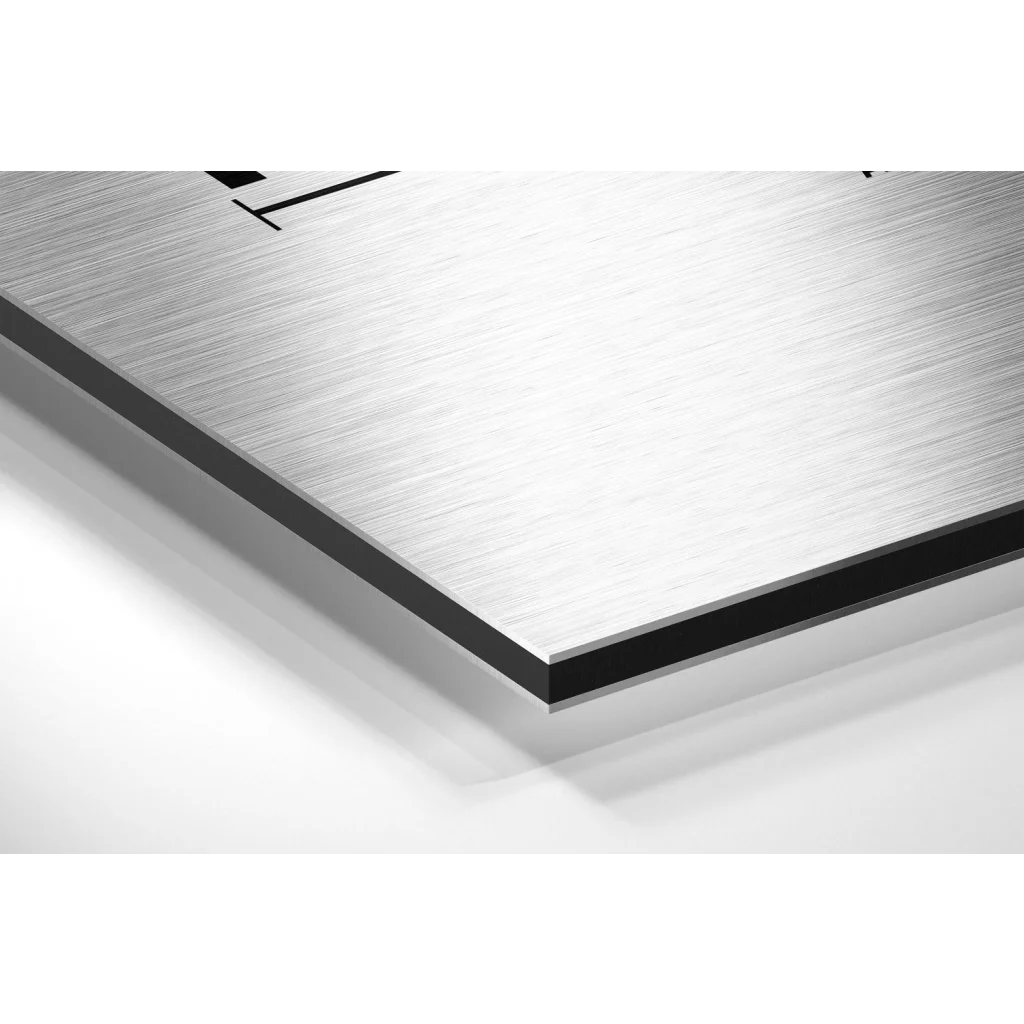 Glass Wall Art Hahaha Brushed Aluminum Dibond Wall Art