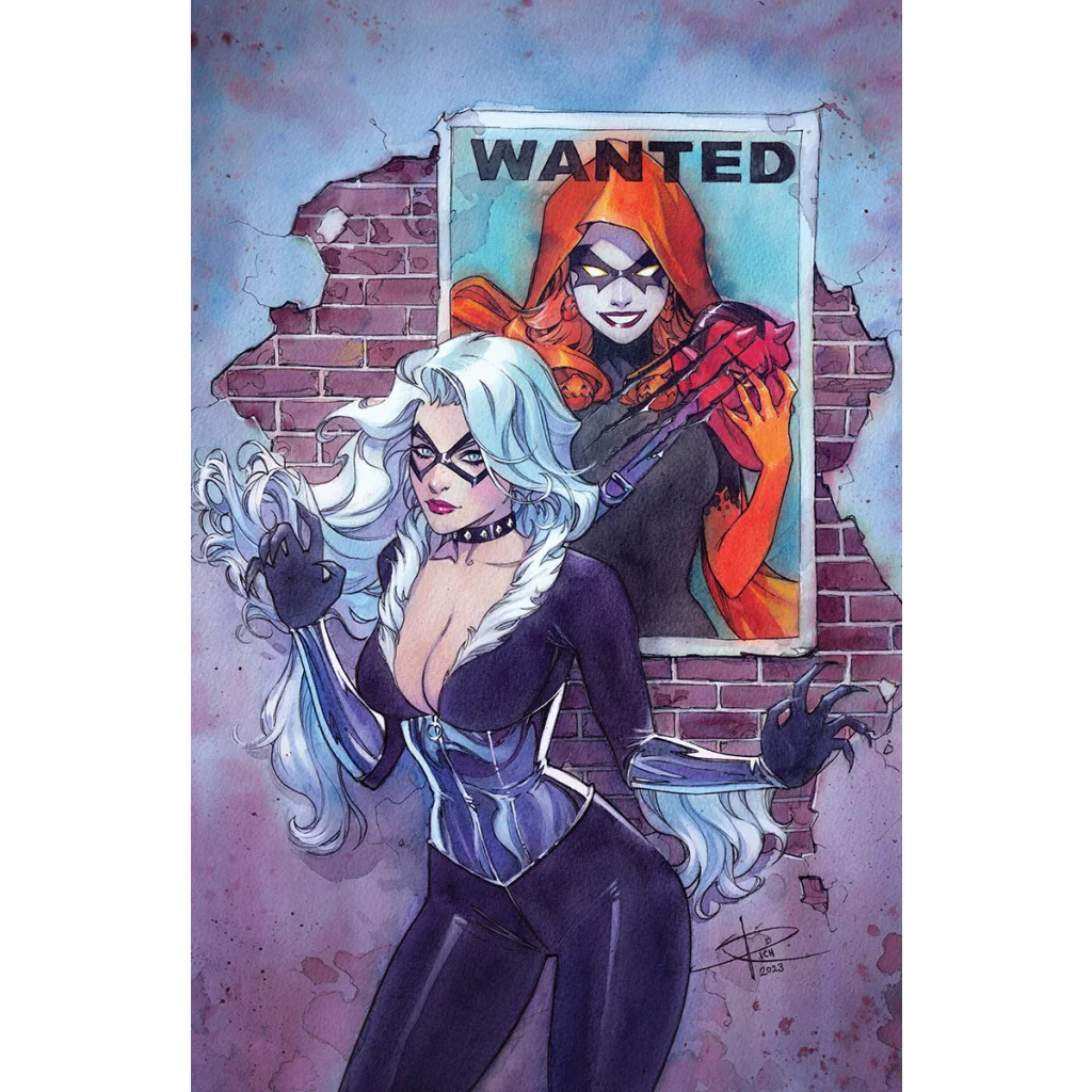 Hallows Eve Marvel Variant Comic Book with Black Cat and Red Hood by Unknown Comics Sabine