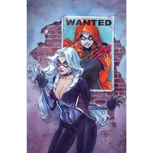 Hallows Eve Marvel Variant Comic Book with Black Cat and Red Hood by Unknown Comics Sabine