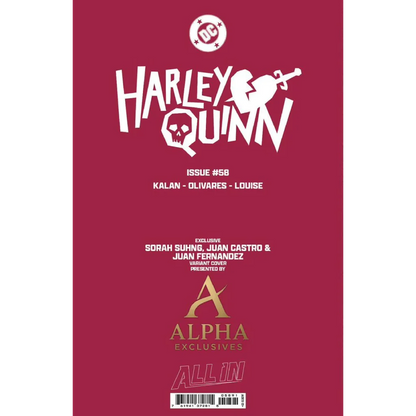 Harley Quinn #58 Sorah Suhng Exclusive Virgin Var | Collectible US Comic Book Variant | vintageantiquesgifts.com