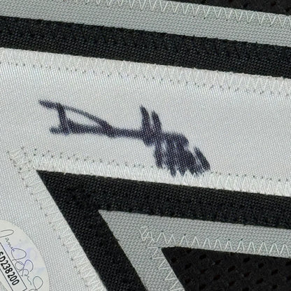 Framed Harper Nike black and white basketball jersey with mesh design