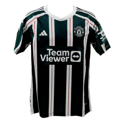 Harry Maguire signed Manchester United away jersey displayed in product image