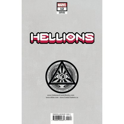 Comic book cover of Hellions 12 Hellfire Gala Variant from Unknown Comics Sabine Rich
