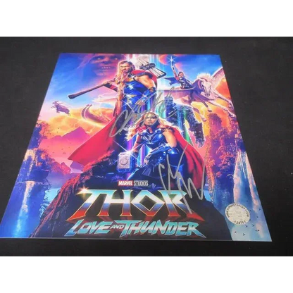 Hemsworth Signed 8x10 Photo SSC COA Marvel Thunder Collection featuring autographed Thor poster