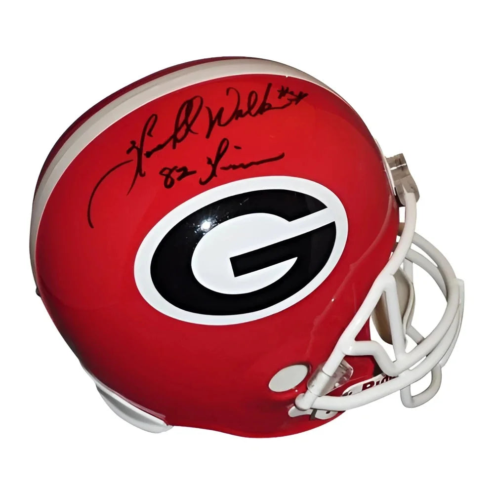 Herschel Walker signed Georgia Bulldogs replica helmet