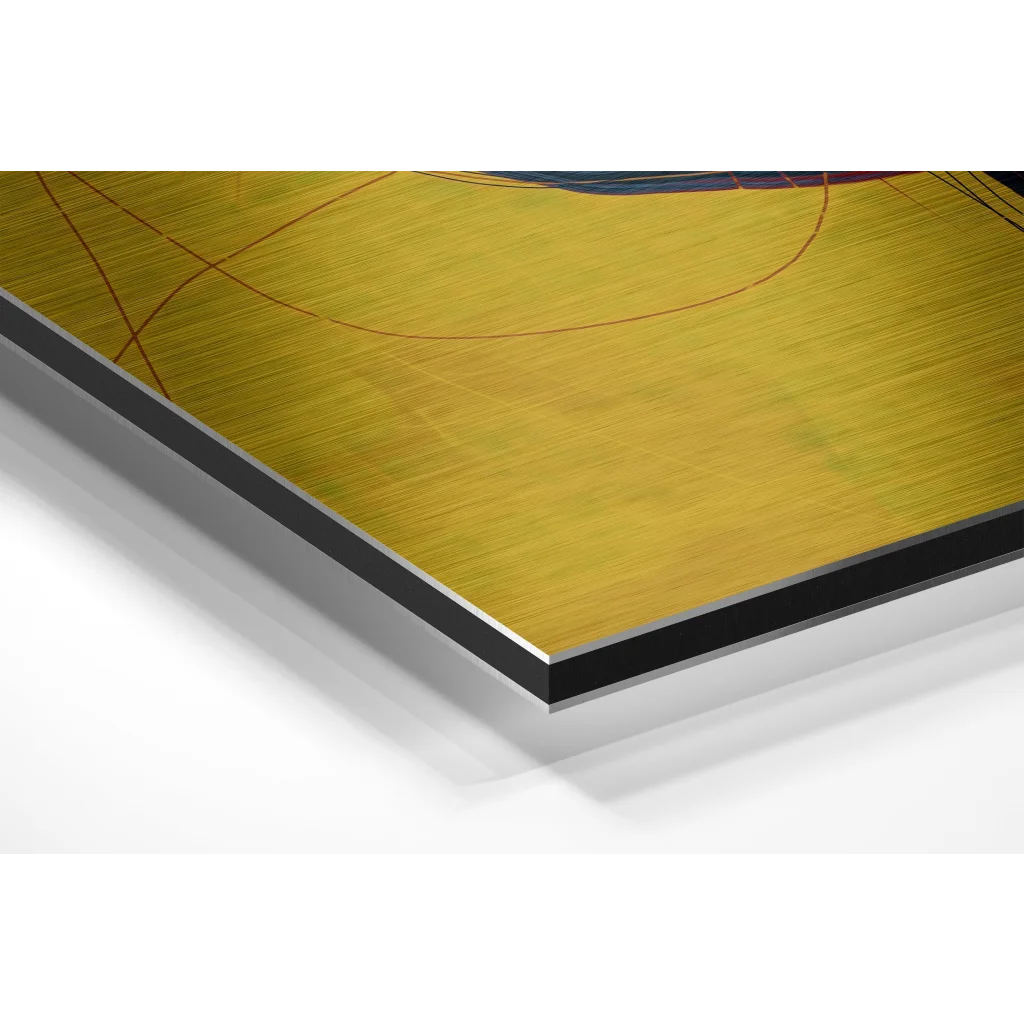 Glass Wall Art The Hole Brushed Aluminium Dibond Wall Art