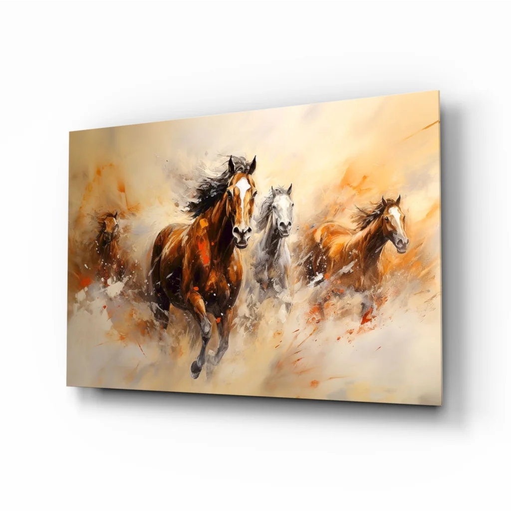 Wild Horses in Motion Canvas Wall Art | Insigneart USA | vintageantiquesgifts.com