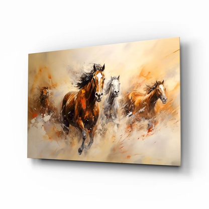 Wild Horses in Motion Canvas Wall Art | Insigneart USA | vintageantiquesgifts.com