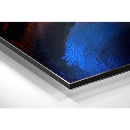 Stunning Brushed Aluminium Dibond Abstract Art Print | Glass Wall Art Print | vintageantiquesgifts.com