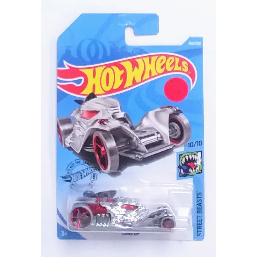 Hot Wheels Street Beasts Tomb Up die cast car with red wheels