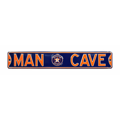 Houston Astros Man Cave Authentic Street Sign with Logo