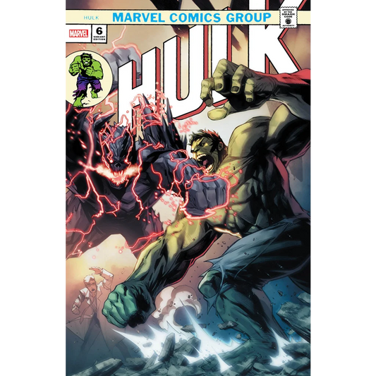 HULK 6 Variant Edition by Donny Cates comic with epic battle Stephen Segovia art