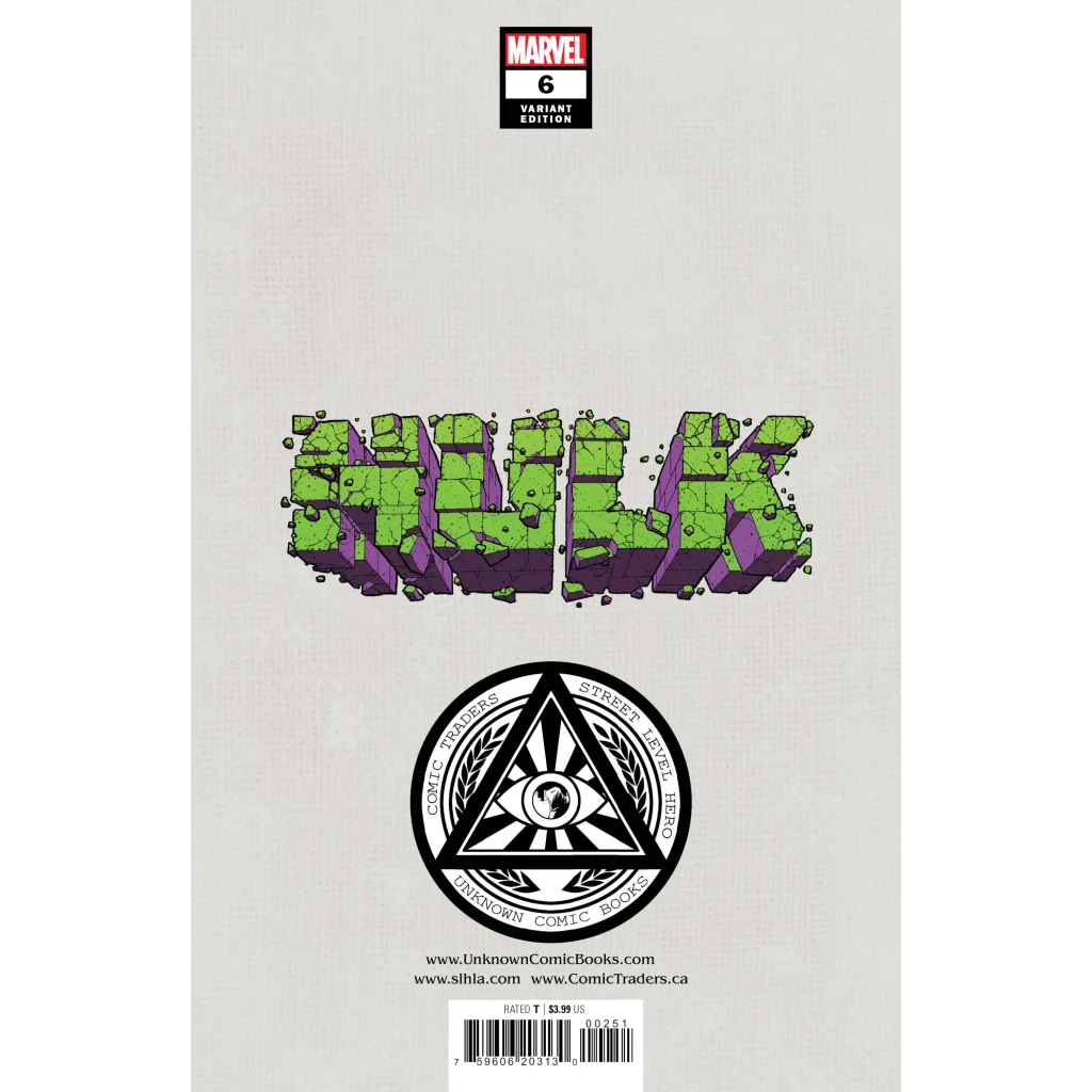 HULK comic book variant by Donny Cates featuring Stephen Segovia art, explosive finale