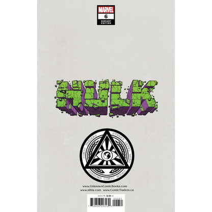 HULK comic book variant by Donny Cates featuring Stephen Segovia art, explosive finale