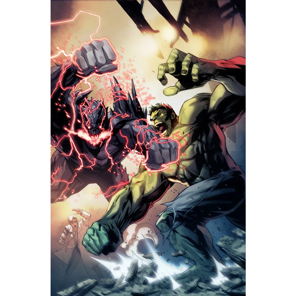 Explosive Hulk battle comic by Donny Cates and Stephen Segovia from Unknown Comics